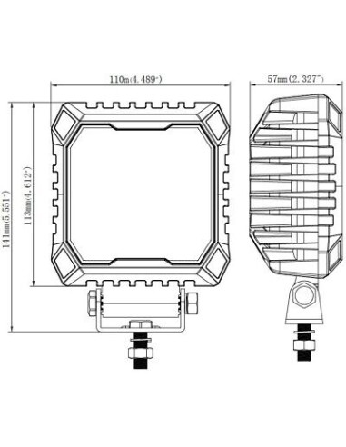 12xLED Arbeitsscheinwerfer