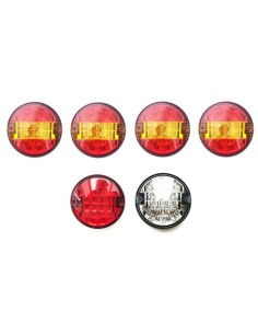 6x LED Rückleuchte Rund 140 Nebelschlußleuchte Rückfahrleuchte Blinker Anhänger