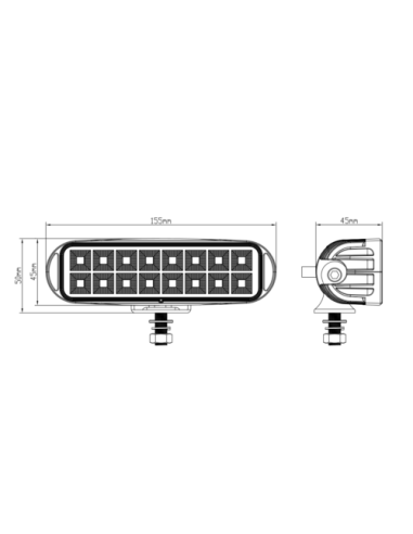 16xLED Arbeitsleuchte
