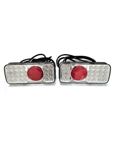 2x 5 Funktionen LED Rückleuchte 12V 24V E20 für Trailer LKW PKW Anhänger Traktor