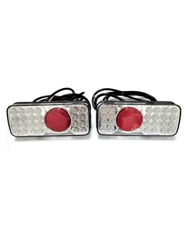 2x 5 Funktionen LED Rückleuchte 12V 24V E20 für Trailer LKW PKW Anhänger Traktor