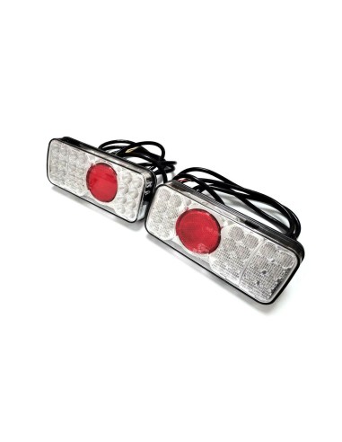 2x 5 Funktionen LED Rückleuchte 12V 24V E20 für Trailer LKW PKW Anhänger Traktor