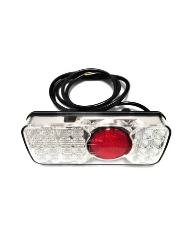 2x 5 Funktionen LED Rückleuchte 12V 24V E20 für Trailer LKW PKW Anhänger Traktor