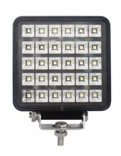 LED-Arbeitsscheinwerfer 30x LED quadratisch mit Schalter