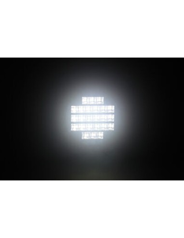 LED-Arbeitsscheinwerfer 24x LED rund mit Schalter