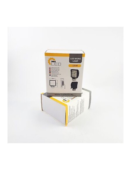 LED Arbeitsleuchte 16x LED quadratisch mini