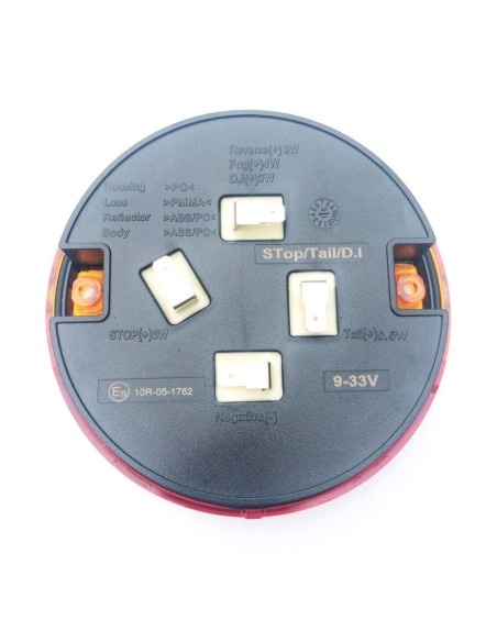3x LED Rückleuchte Rund 140 Positionsleuchte Bremsleuchte Blinker Anhänger LKW