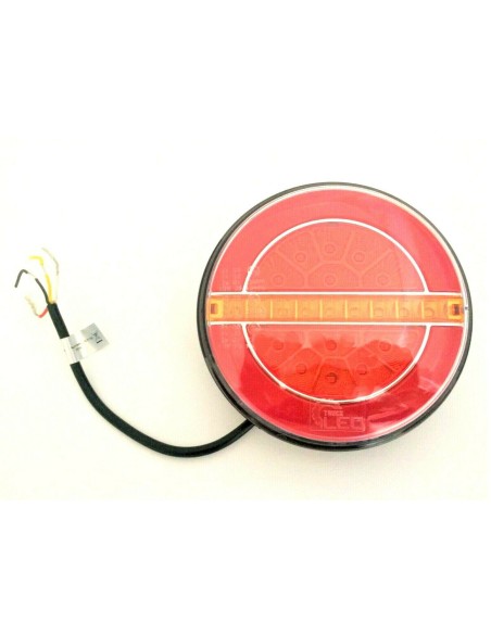 2x LED Rückleuchte 140 Positionsleuchte Bremsleuchte dynamische Blinker L+R LKW