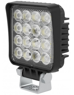 LED Arbeitsleuchte 16x LED quadratisch mini mit Schalter