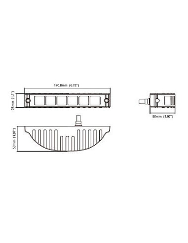 Arbeitslampe  6xLED