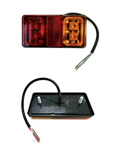 2x LED Rückleuchte Positionsleuchte Bremsleuchte Blinker E9 für Anhänger LKW PKW