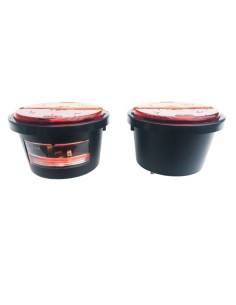2x Rückleuchte mit Blinker RUND 132 Rücklicht Schlepper Oldtimer Trecker SET 2