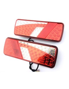 2x LED Rückleuchte Heckleuchte 12V 24V für Schlepper Kipper Traktor Bagger LKW 2