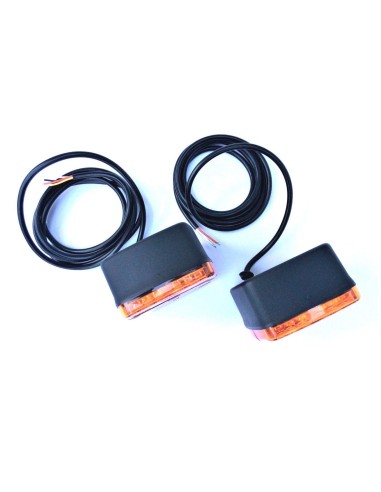2x LED Rückleuchte 3 Funktion 101x121x56 mm LKW PKW Anhänger Traktor Wohnmobile