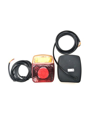 2x LED Rückleuchte 4 Funktion mit 2x Kennzeichenleuchte 101x121x56 PKW Anhänger