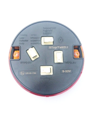6x LED Rückleuchte Rund 140 Positionsleuchte Bremsleuchte Blinker Anhänger LKW