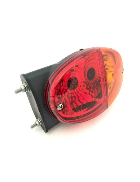 2x Oval Rückleuchte Blinker Positionsleuchte Bremsleuchte Traktor Schlepper E20