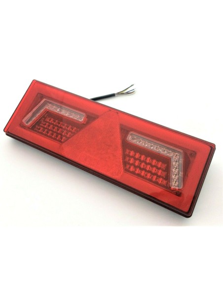 2x LED Rückleuchte 6 Funktionen Neon Effekt 12V 24V Traktor Bagger Kipper LKW