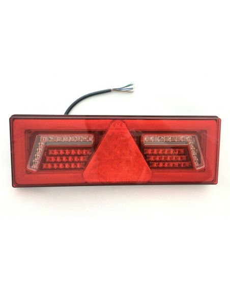 2x LED Rückleuchte 6 Funktionen Neon Effekt 12V 24V Traktor Bagger Kipper LKW
