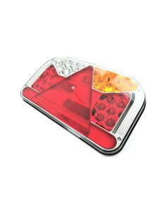 5-functional LED Rückleuchte rechts Anhänger Trailer LKW 12V 24V 5 Polig Bajonet 2