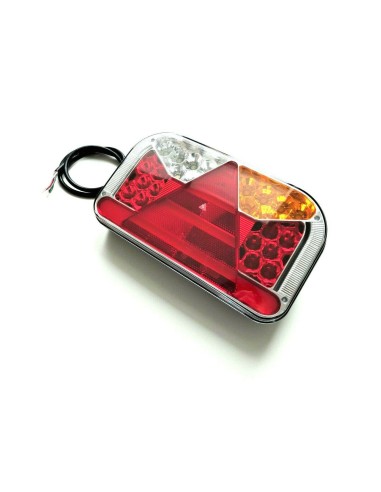 5-functional LED Rückleuchte rechts Anhänger Trailer Wohnwagen LKW 12V 24V E9