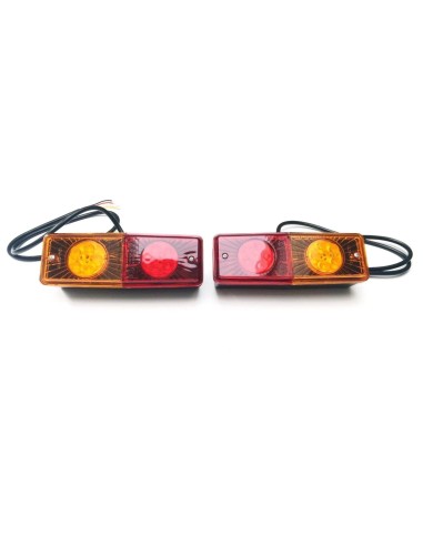 2x LED Rückleuchte 12V 24V E20 ECE f. PKW LKW Anhänger Trailer Wohnwagen Traktor