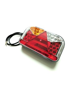 5-functional LED Rückleuchte links Anhänger Trailer Wohnwagen LKW 12V 24V E9 EMV 2