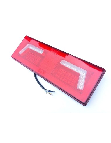 2x LED Rückleuchte 5 Funktionen Neon Effekt 12V 24V Traktor Bagger Kipper LKW