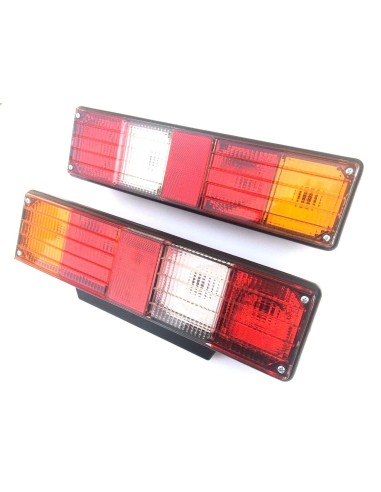2x Multifunktions Rückleuchte 12V 24V Blinkleuchte L+R E9 Kennzeichenlicht SET