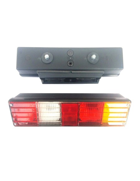 2x Multifunktions Rückleuchte 12V 24V Blinkleuchte L+R E9 Kennzeichenlicht SET