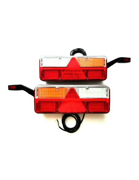 2x LED Rückleuchte Umrissleuchte Dynamische Blinker 6 Funktion 12V 24V Anhänger
