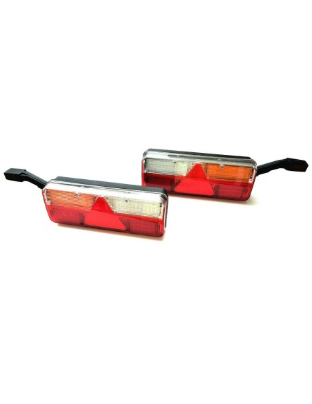 2x LED Rückleuchte Umrissleuchte Dynamische Blinker 6 Funktion 12V 24V Anhänger