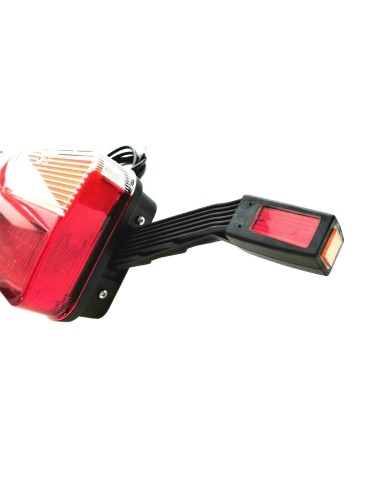 2x LED Rückleuchte Umrissleuchte Dynamische Blinker 6 Funktion 12V 24V Anhänger