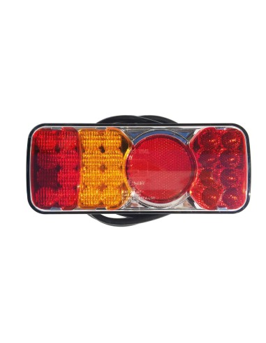 5 Funktionen LED Rückleuchte E20 links 12V 24V für BUS Trailer LKW PKW Anhänger