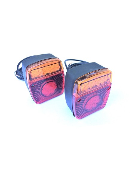 2x LED Rückleuchte Blinker Positionsleuchte Bremslicht Kennzeichenlicht Anhänger