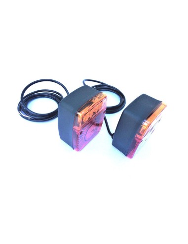 2x LED Rückleuchte Blinker Positionsleuchte Bremslicht Kennzeichenlicht Anhänger