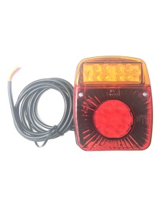 LED Rückleuchte 4 Funktion m. Kennzeichenleuchte 101x121x56 PKW Anhänger Traktor 2