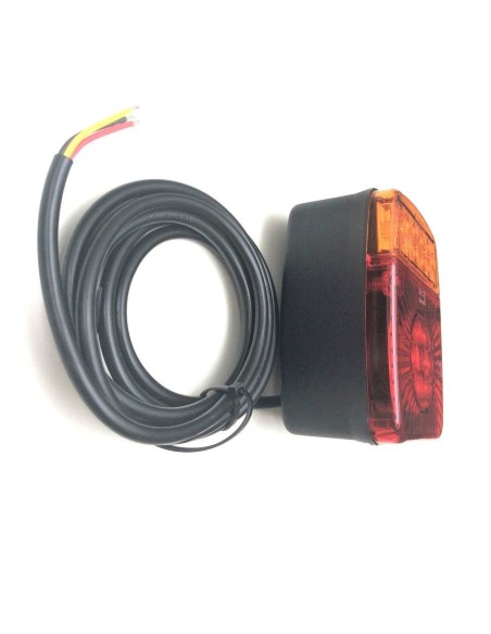 LED Rückleuchte 4 Funktion m. Kennzeichenleuchte 101x121x56 PKW Anhänger Traktor