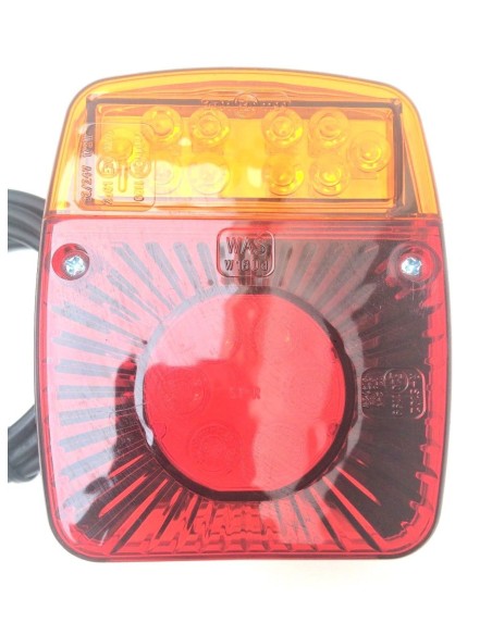 LED Rückleuchte 4 Funktion m. Kennzeichenleuchte 101x121x56 PKW Anhänger Traktor