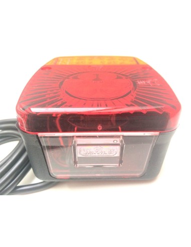 LED Rückleuchte 4 Funktion m. Kennzeichenleuchte 101x121x56 PKW Anhänger Traktor