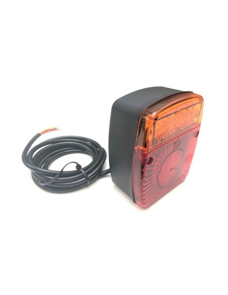 LED Rückleuchte 4 Funktion m. Kennzeichenleuchte 101x121x56 PKW Anhänger Traktor