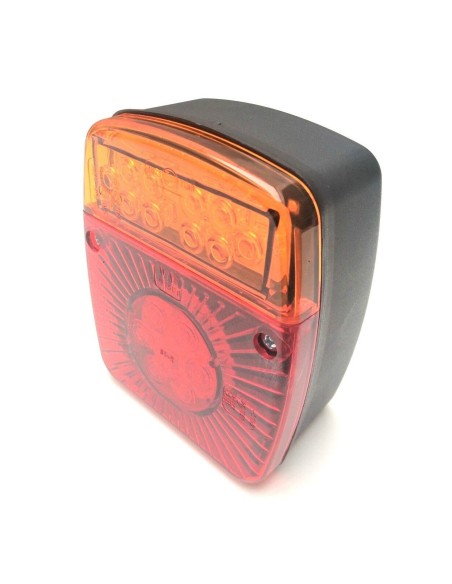 LED Rückleuchte 4 Funktion m. Kennzeichenleuchte 101x121x56 PKW Anhänger Traktor