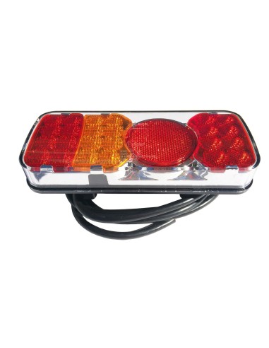 2x 5 Funktionen LED Rückleuchte E20 12V 24V für BUS Trailer LKW PKW Anhänger