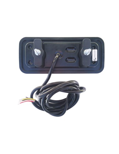 2x 5 Funktionen LED Rückleuchte E20 12V 24V für BUS Trailer LKW PKW Anhänger