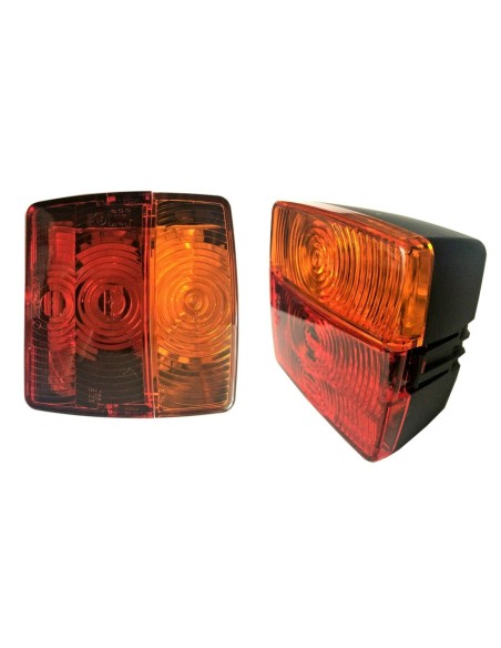 2x 4 Funktionen Rückleuchte Blinker Positionsleuchte E20 Trailer Anhänger LKW