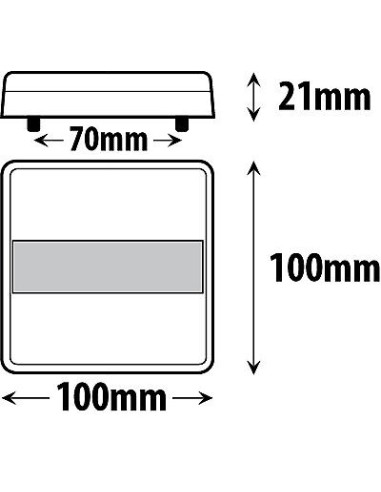 Rücklicht 12V 10xLED