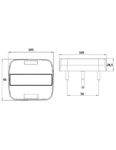 LED - Rücklicht 1224 V