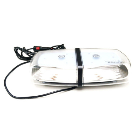 LED Rundumleuchte Warnleuchte Warnbalken 72LED 12V 24V Magnet 2x Magnetunterlage