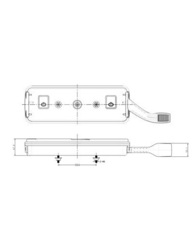 Rückleuchte voll LED 75 LED links
