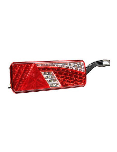 Rückleuchte 69+6 LED mit Seitenblinker rechts